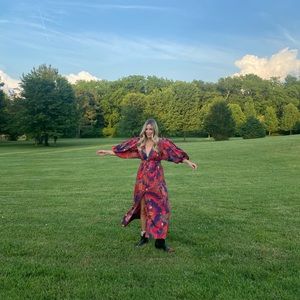 Farm Rio Tent maxi dress. True to size. Worn twice.